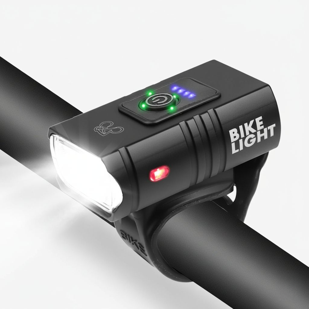 Eva Jonsson | Cykelljusset (1000 Lumen) | Smart sensor, USB uppladdningsbar och IP65 vattentålig-Eva Jonsson