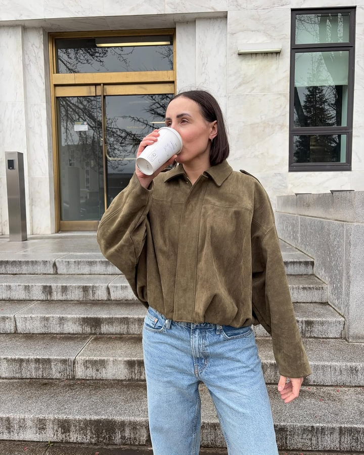 Mirla | Dam Cropped Boxy Jacka-Eva Jonsson
