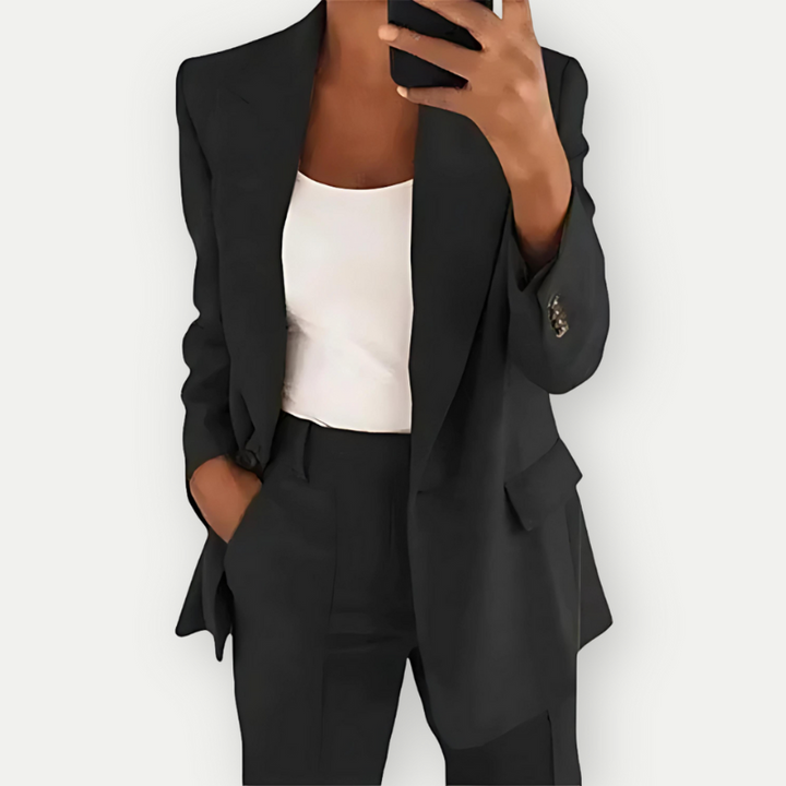 Mirla | Dam Elegant Blazer Kostym-Eva Jonsson