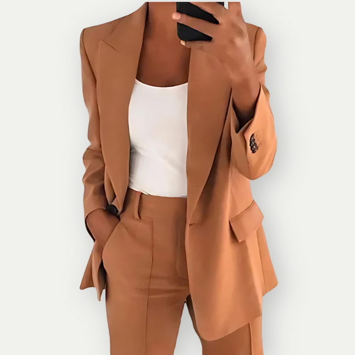 Mirla | Dam Elegant Blazer Kostym-Eva Jonsson