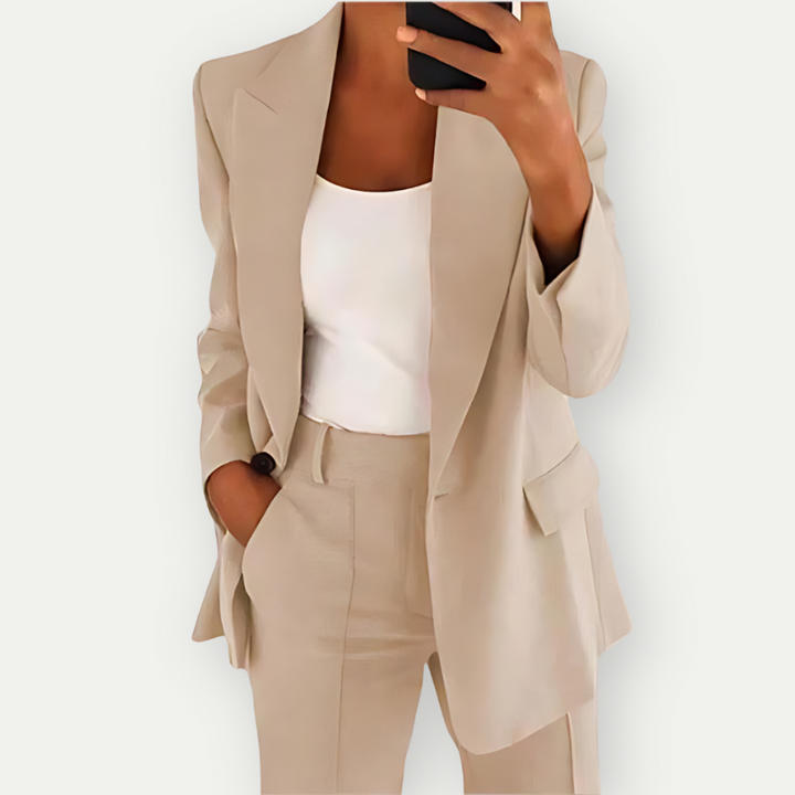 Mirla | Dam Elegant Blazer Kostym-Eva Jonsson