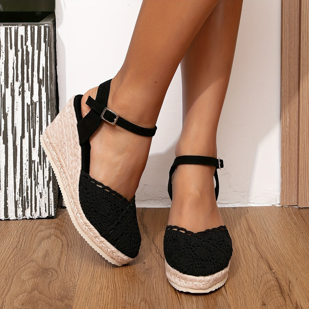 Mirla | Dam Espadrille Kilklack Sandaler-Eva Jonsson