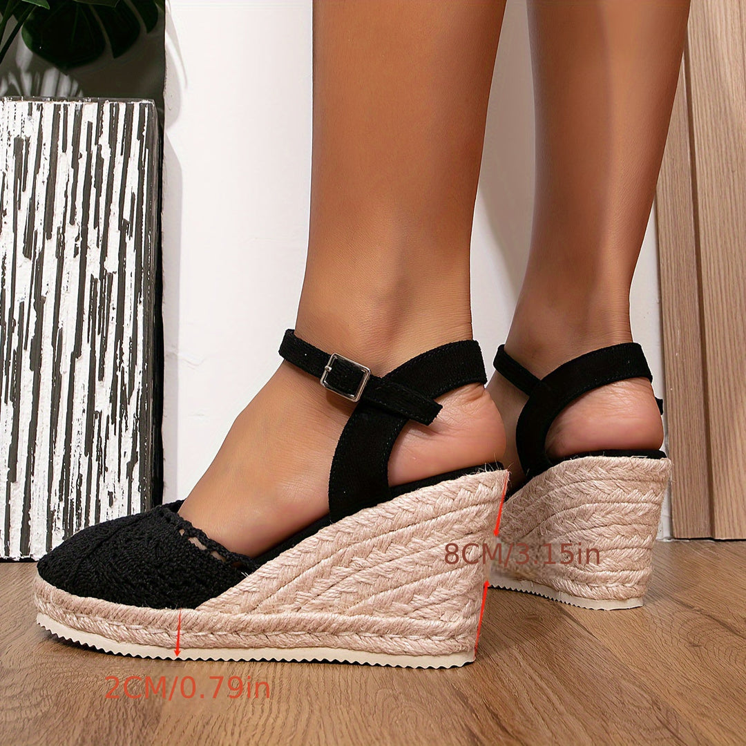 Mirla | Dam Espadrille Kilklack Sandaler-Eva Jonsson
