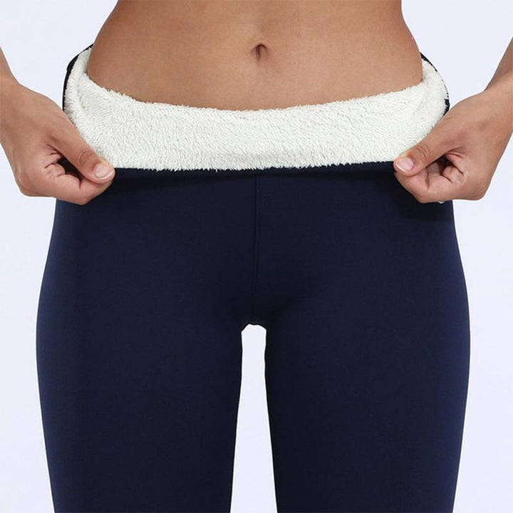 Mirla | Dam Fleece Leggings för Vintern-Eva Jonsson