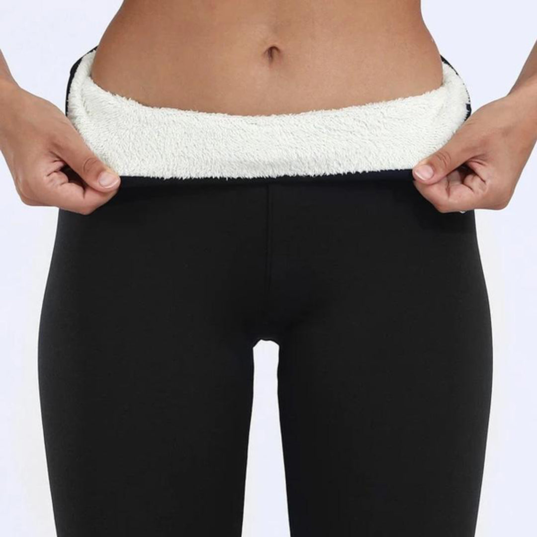 Mirla | Dam Fleece Leggings för Vintern-Eva Jonsson