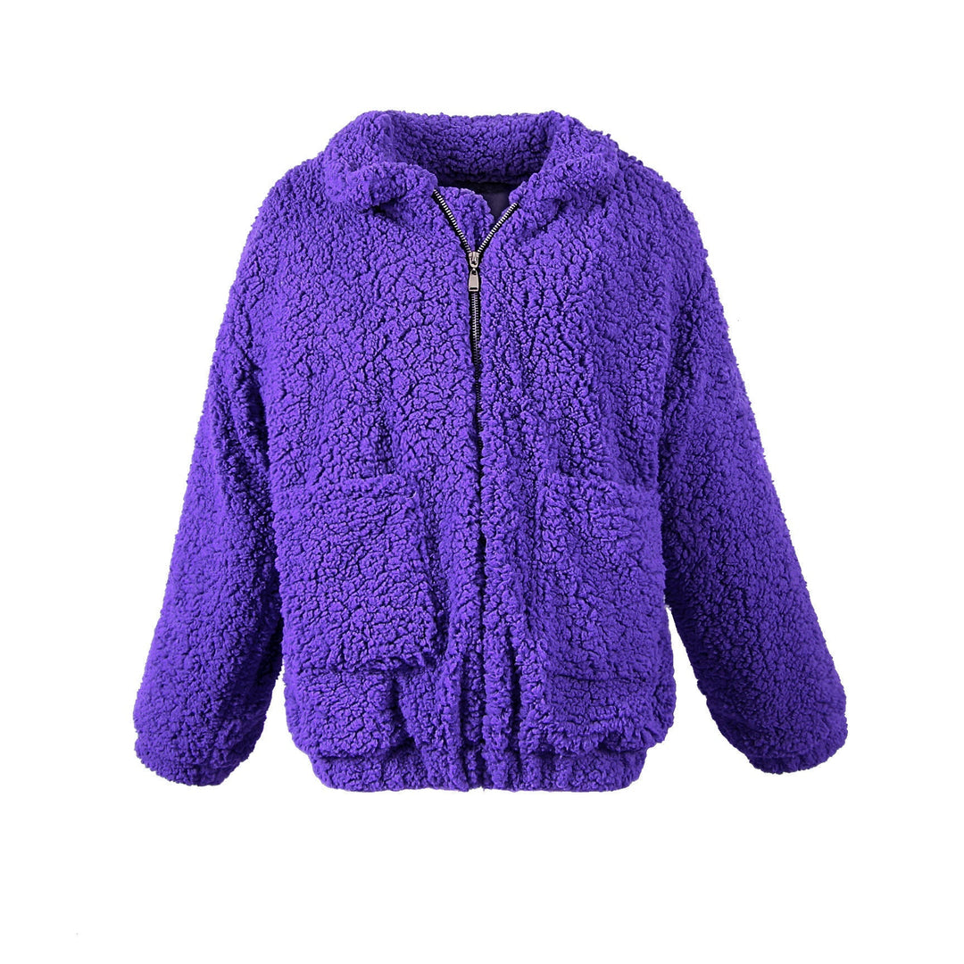 Mirla | Dam Fleece Sweatshirt med Bred Krage-Eva Jonsson