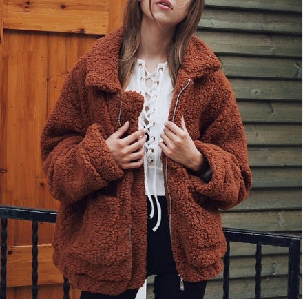 Mirla | Dam Fleece Sweatshirt med Bred Krage-Eva Jonsson
