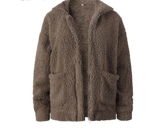 Mirla | Dam Fleece Sweatshirt med Bred Krage-Eva Jonsson