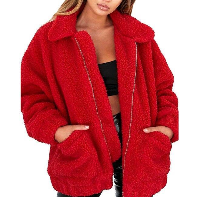 Mirla | Dam Fleece Sweatshirt med Bred Krage-Eva Jonsson