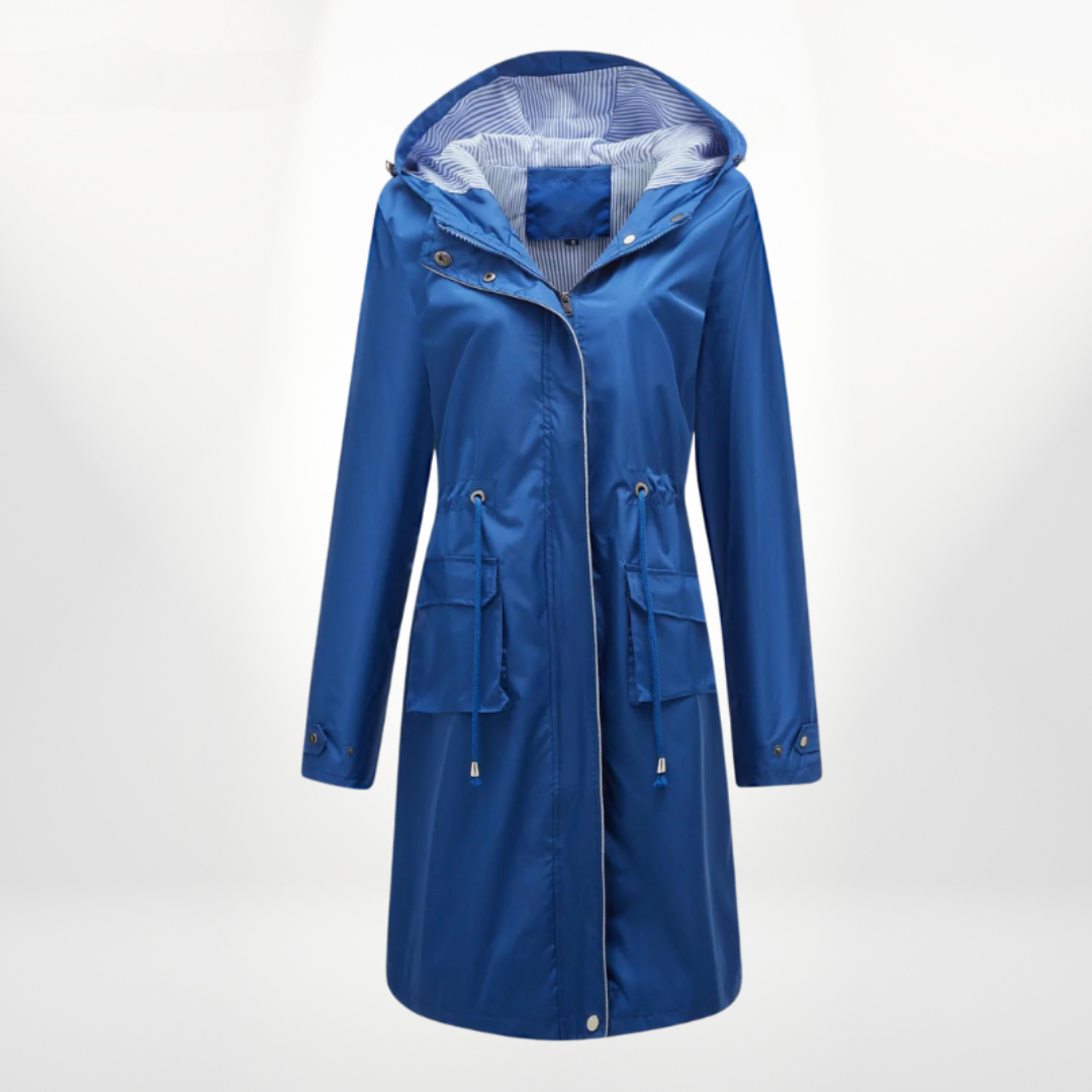 Mirla | Dam Hooded Kappa I Medellång Anorak-Form-Eva Jonsson