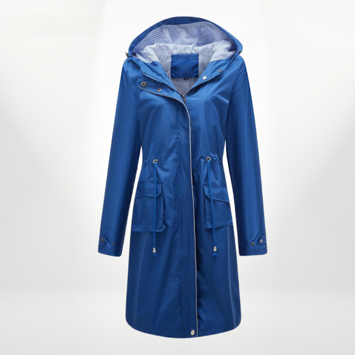 Mirla | Dam Hooded Kappa I Medellång Anorak-Form-Eva Jonsson