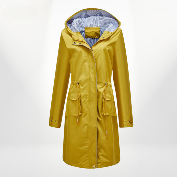 Mirla | Dam Hooded Kappa I Medellång Anorak-Form-Eva Jonsson