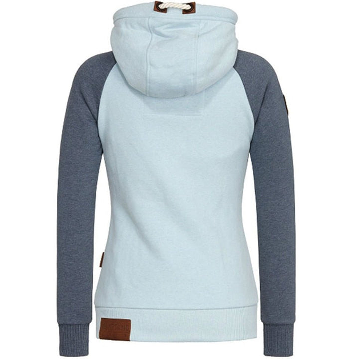 Mirla | Dam Hoodie med dragkedja-Eva Jonsson