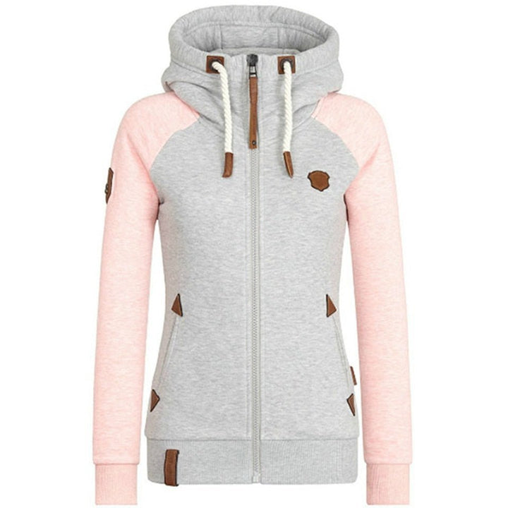 Mirla | Dam Hoodie med dragkedja-Eva Jonsson