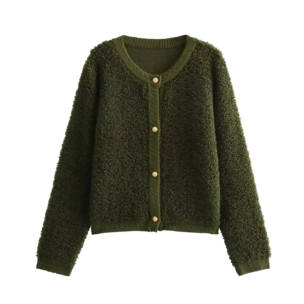 Mirla | Dam Knappframs Cardigan Jacka-Eva Jonsson
