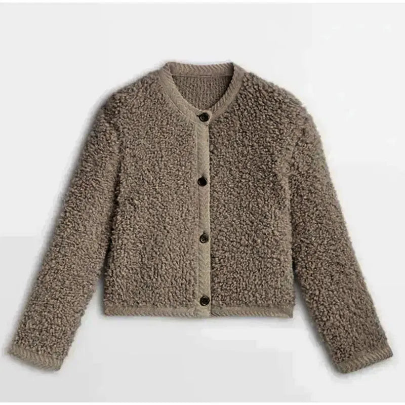 Mirla | Dam Knappframs Cardigan Jacka-Eva Jonsson