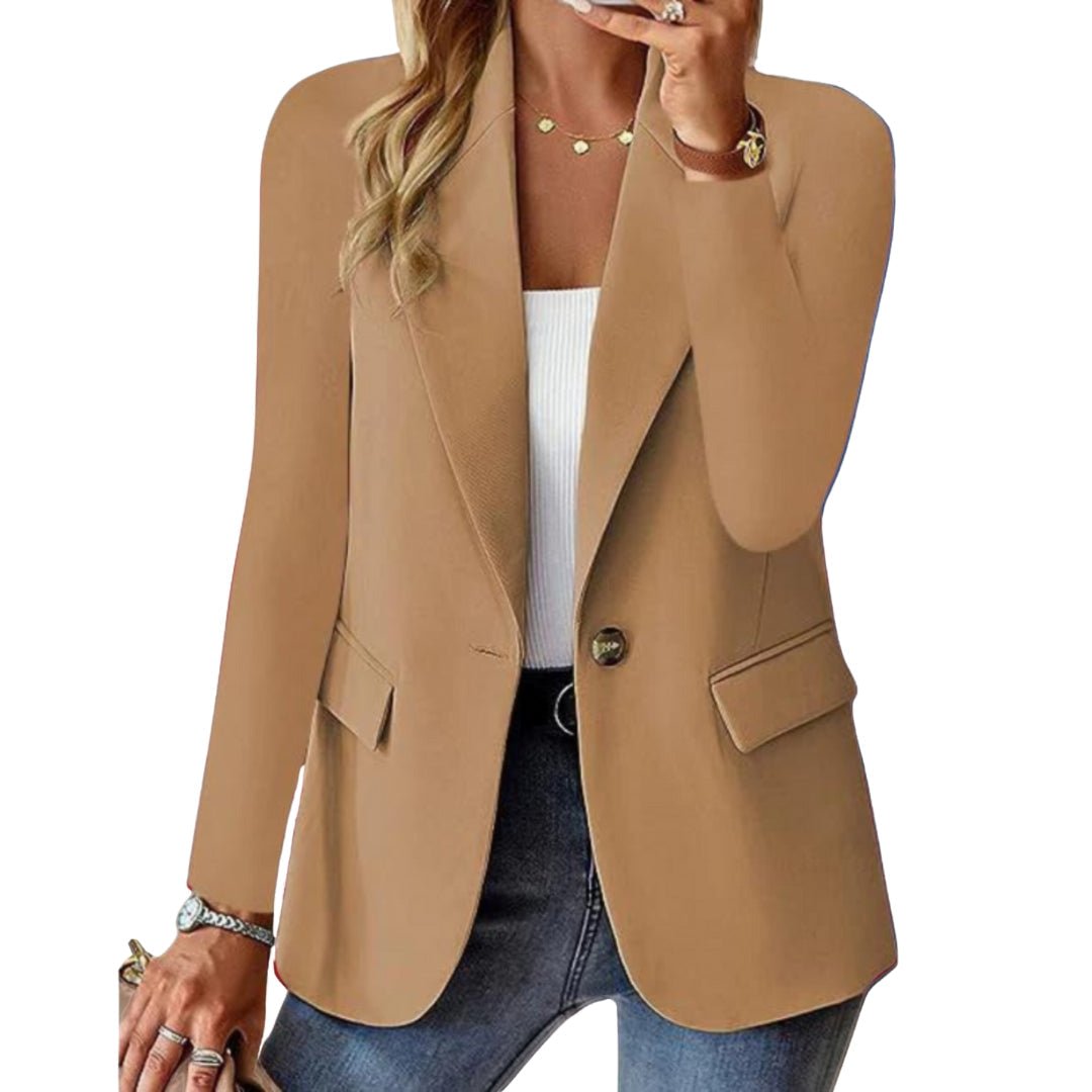Mirla | Dam Långärmad Fritids Blazer-Eva Jonsson