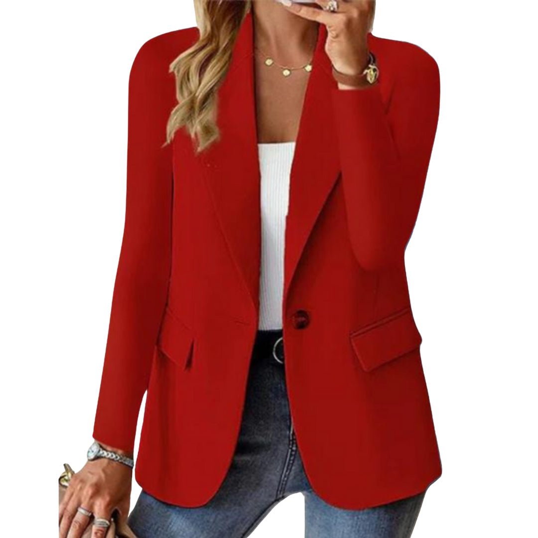 Mirla | Dam Långärmad Fritids Blazer-Eva Jonsson