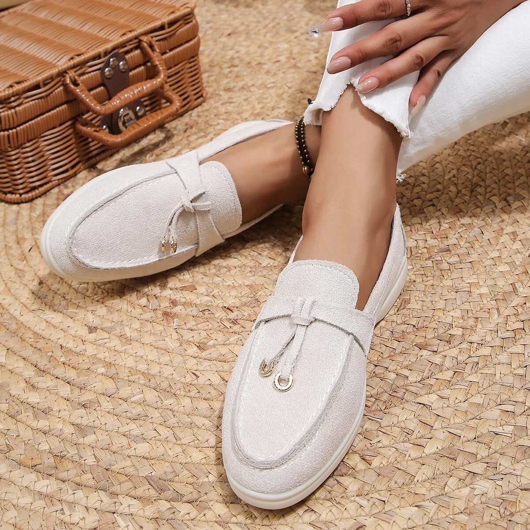 Mirla | Dam Loafer Beige Elegant-Eva Jonsson
