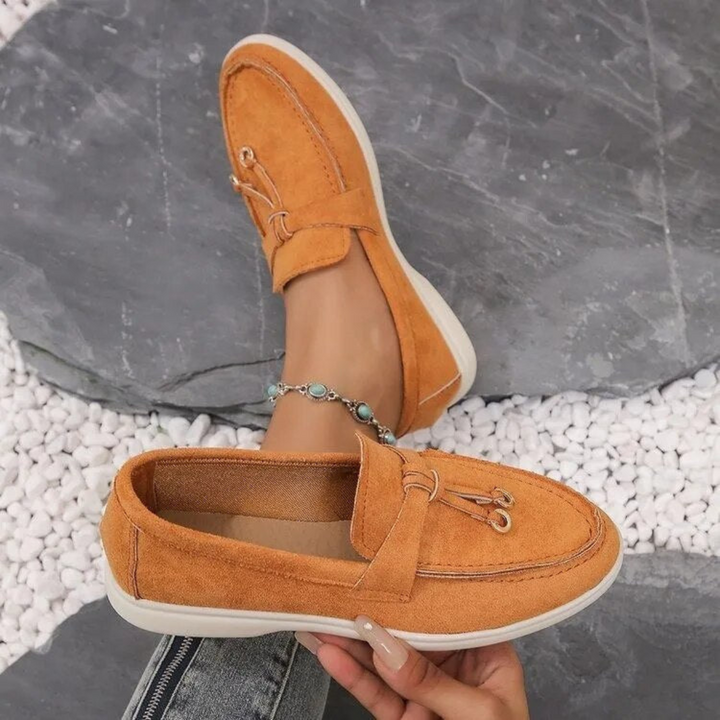 Mirla | Dam Loafer Beige Elegant-Eva Jonsson