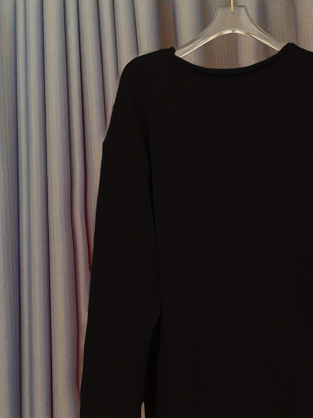 Mirla | Dam V-ringad Plus Size Tröja-Eva Jonsson