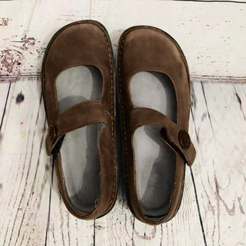 Mirla | Dam Vintage Inträdes Sandaler Kvinnor Skor Av Mocka-Eva Jonsson