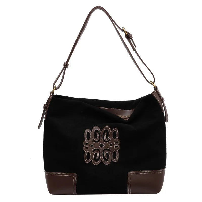 Mirla | Damernas Lyxvarumärke Messenger Väskor Retro Brun Crossbody Tote Väskor Hink Clutch Väska Inköp Stor Kapacitet Resväska-Eva Jonsson