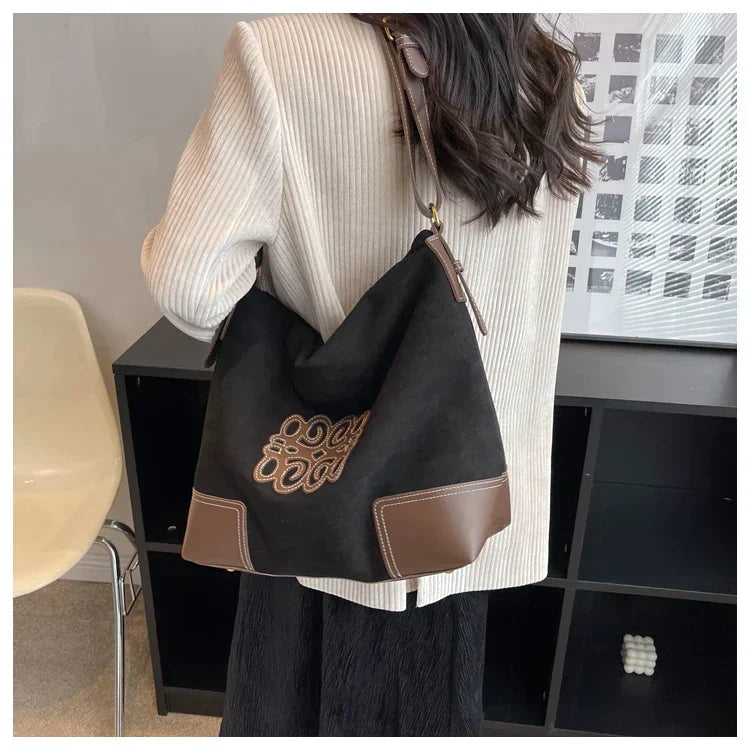 Mirla | Damernas Lyxvarumärke Messenger Väskor Retro Brun Crossbody Tote Väskor Hink Clutch Väska Inköp Stor Kapacitet Resväska-Eva Jonsson
