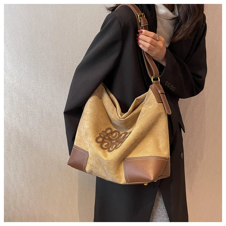 Mirla | Damernas Lyxvarumärke Messenger Väskor Retro Brun Crossbody Tote Väskor Hink Clutch Väska Inköp Stor Kapacitet Resväska-Eva Jonsson
