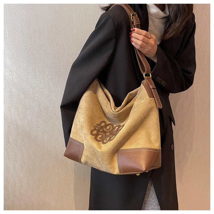 Mirla | Damernas Lyxvarumärke Messenger Väskor Retro Brun Crossbody Tote Väskor Hink Clutch Väska Inköp Stor Kapacitet Resväska-Eva Jonsson