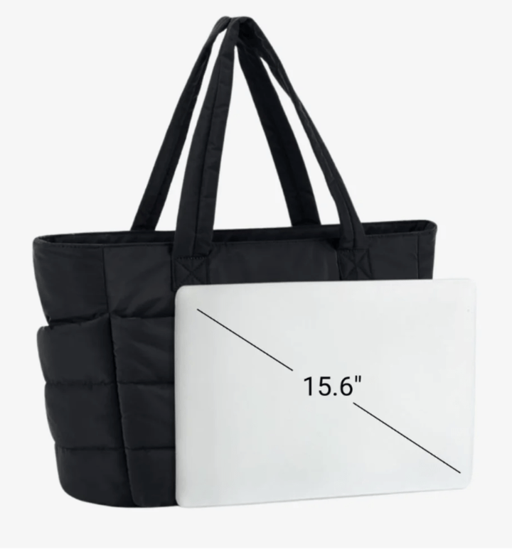 Mirla | Damväska Rymlig Puffermapp Axelväska Elegant Design-Eva Jonsson