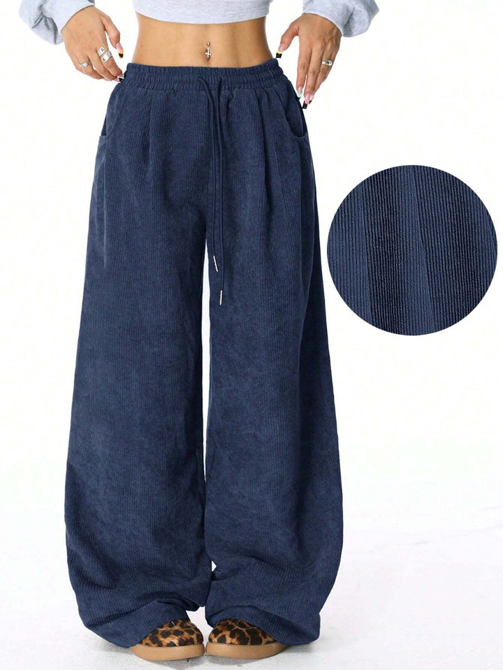 Mirla | Damvidd Cordura-byxor med elastisk midja-Eva Jonsson