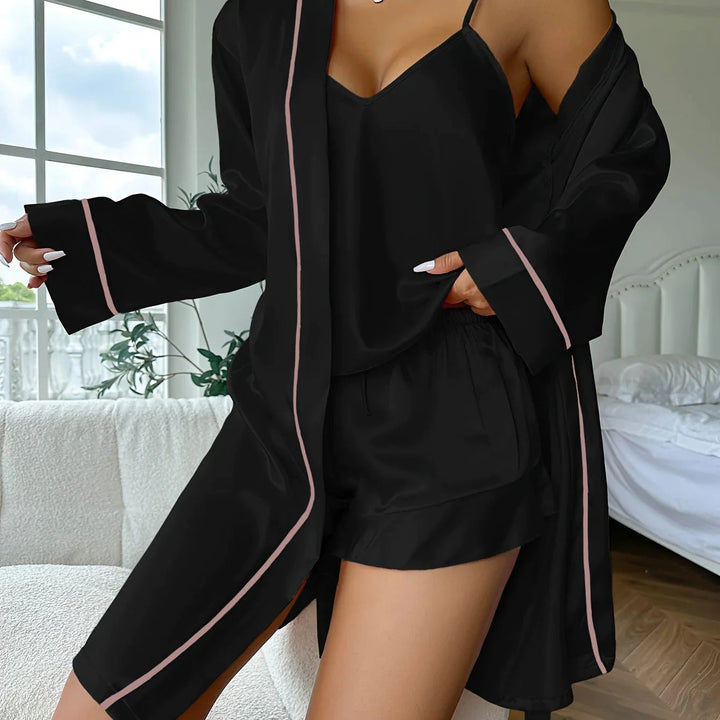 Mirla | Delat Satin Pyjamasats Barbara-Eva Jonsson