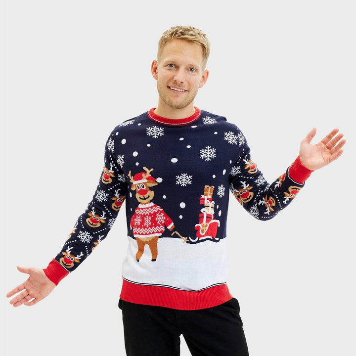 Mirla | Den Bringen Julklappar Jultröja Män-Eva Jonsson