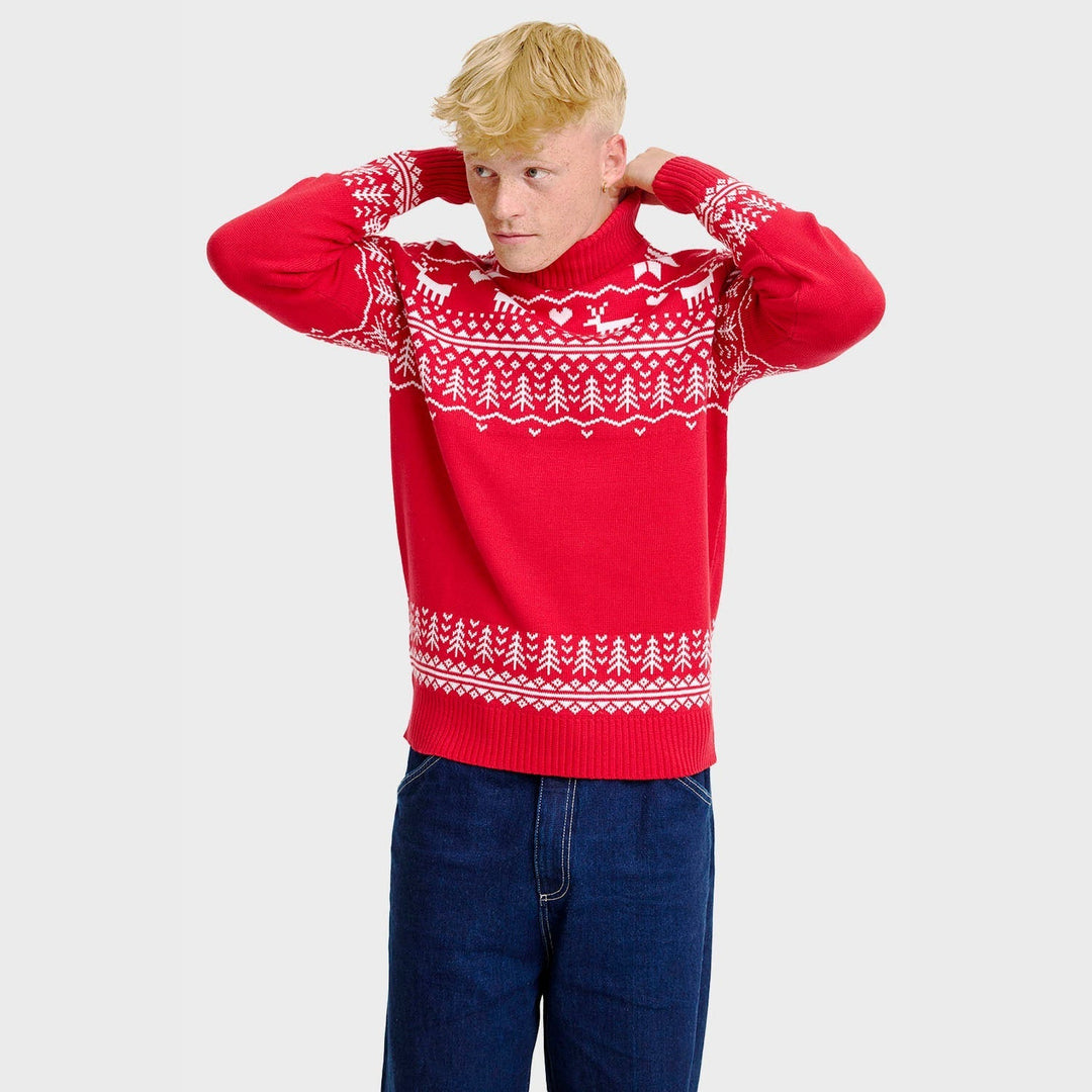 Eva Jonsson | Den Grönländska Julpolo-Tröjan - Herr-Eva Jonsson