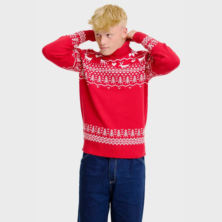 Eva Jonsson | Den Grönländska Julpolo-Tröjan - Herr-Eva Jonsson