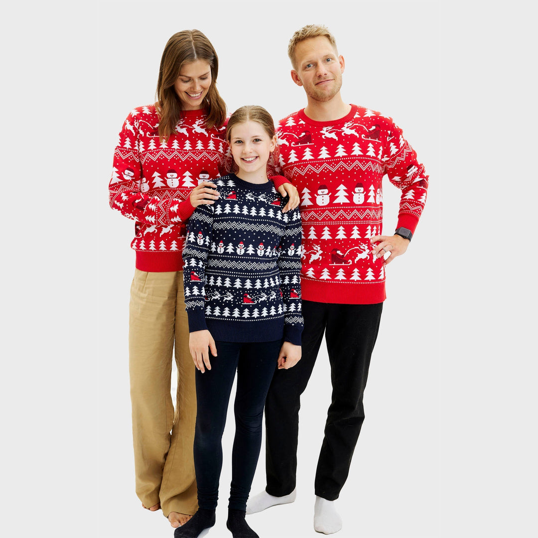 Eva Jonsson | Den Stiliga Jul-Tröjan Röd - Herr-Eva Jonsson