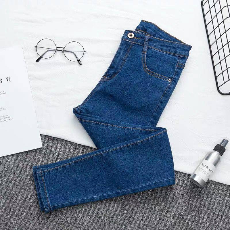 Mirla | Denim-byxor med Hög Midja och Stora Storlekar-Eva Jonsson