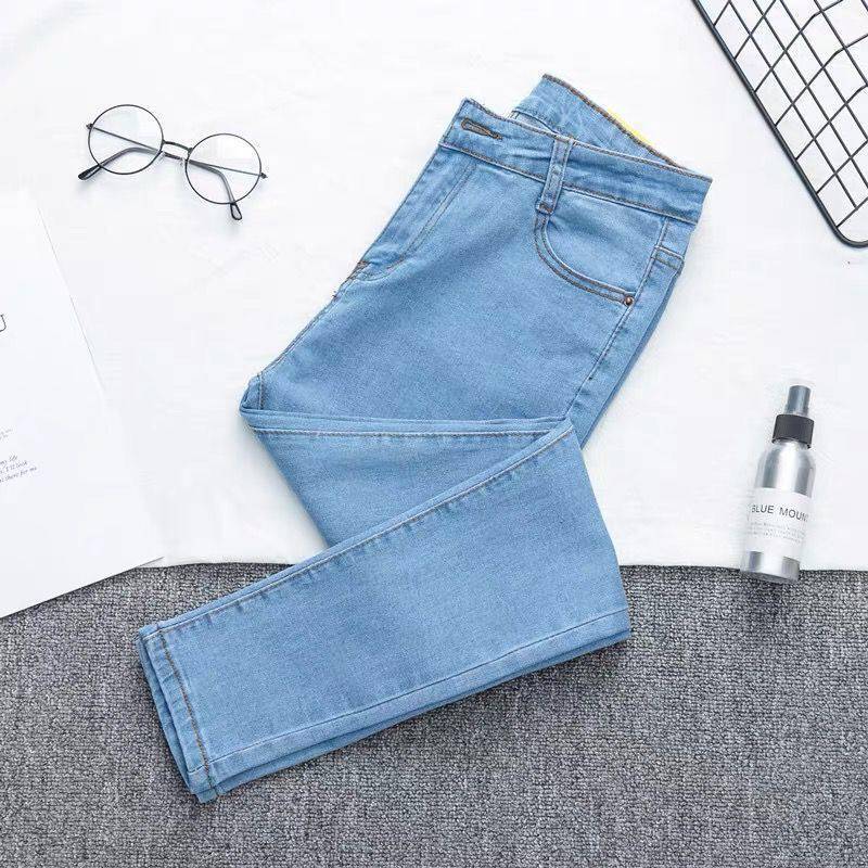 Mirla | Denim-byxor med Hög Midja och Stora Storlekar-Eva Jonsson