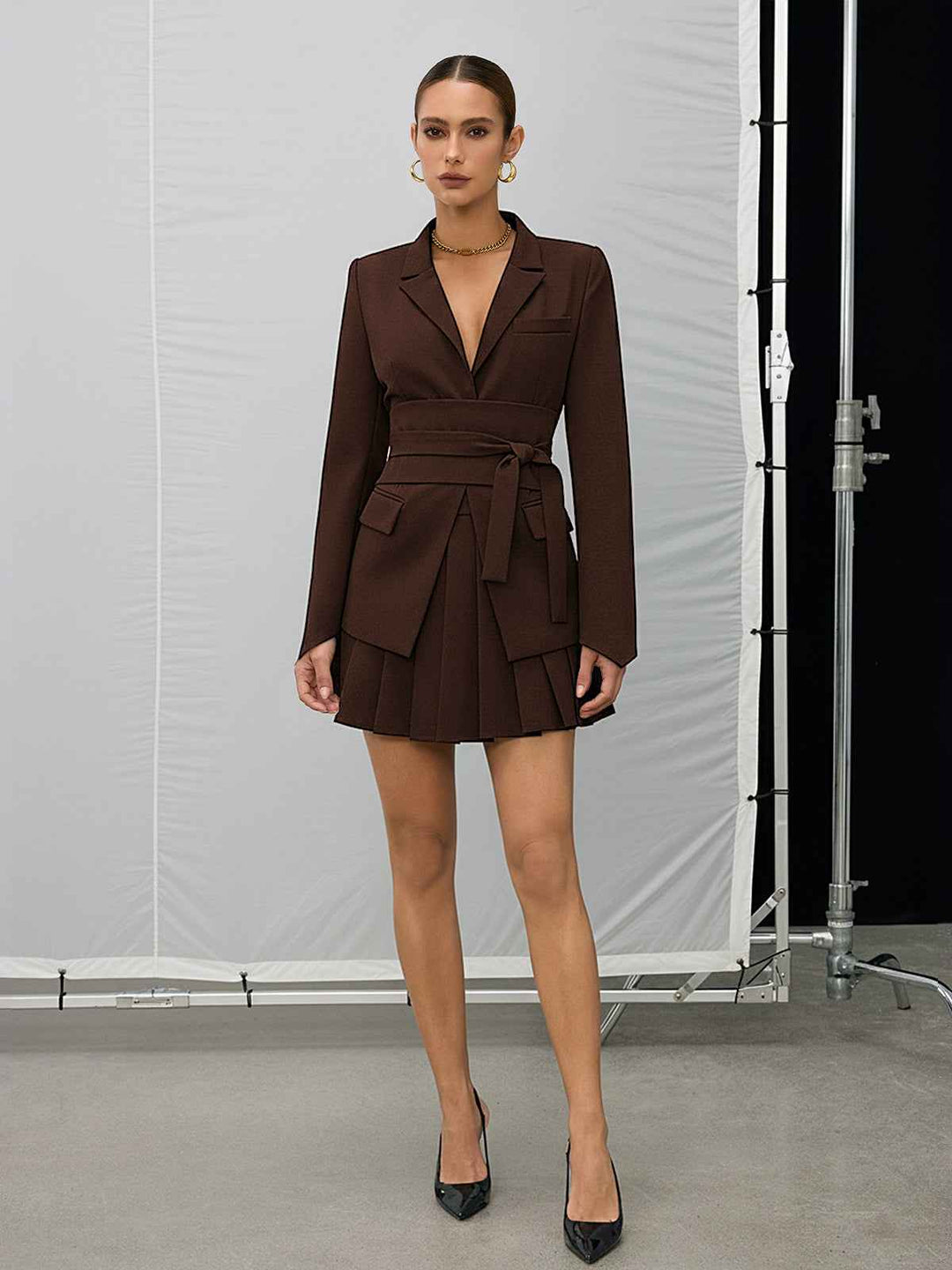 Mirla | Dubbelt Bred Blazer - Figursydd Snitt för En Smickrande Passform-Eva Jonsson
