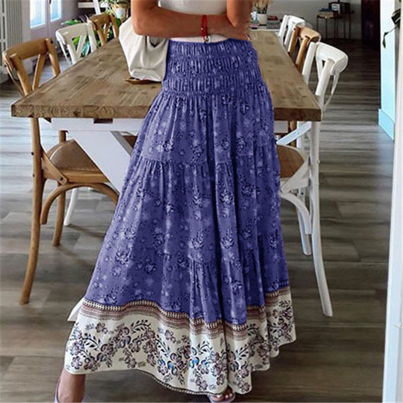 Mirla | Elegant Lagerad Elastisk Kjol-Eva Jonsson