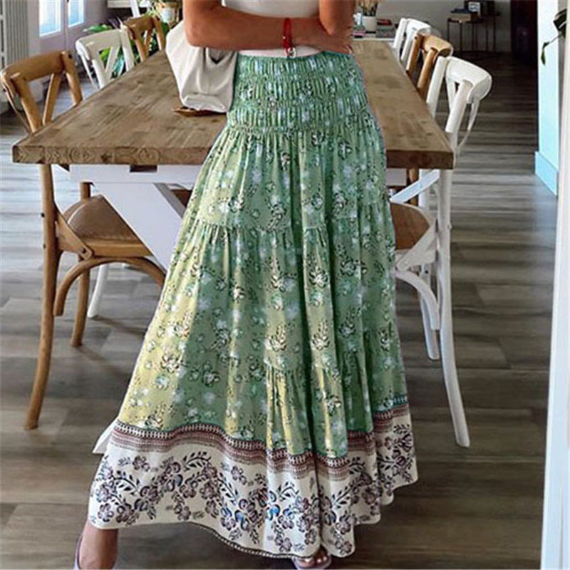 Mirla | Elegant Lagerad Elastisk Kjol-Eva Jonsson