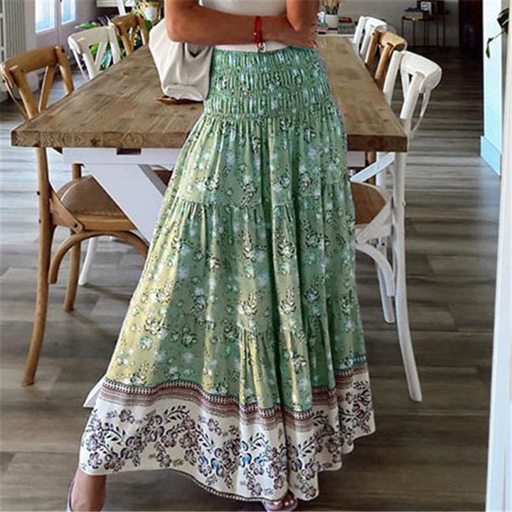 Mirla | Elegant Lagerad Elastisk Kjol-Eva Jonsson
