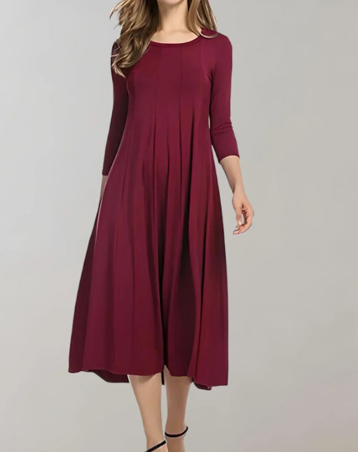 Mirla | Elegant Lätt Midiklänning-Eva Jonsson