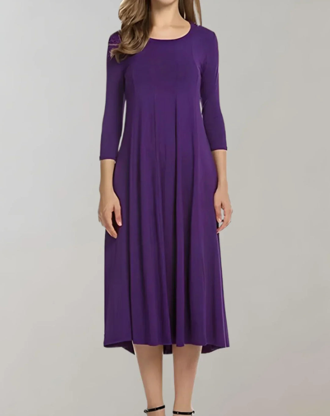 Mirla | Elegant Lätt Midiklänning-Eva Jonsson