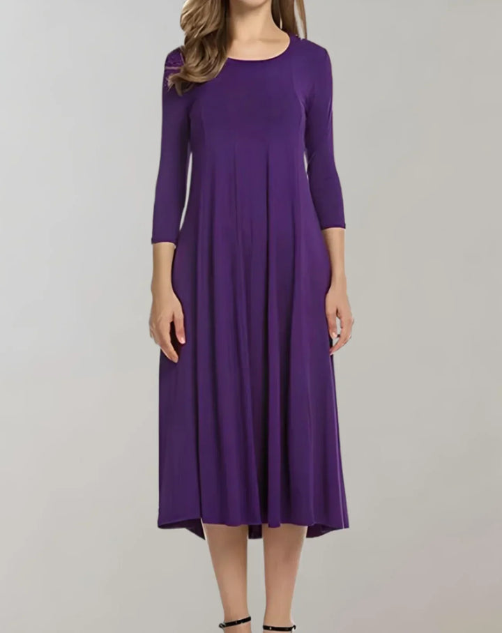 Mirla | Elegant Lätt Midiklänning-Eva Jonsson