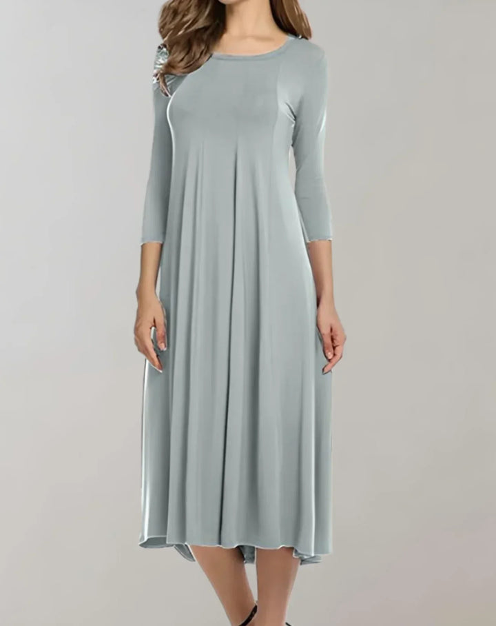 Mirla | Elegant Lätt Midiklänning-Eva Jonsson