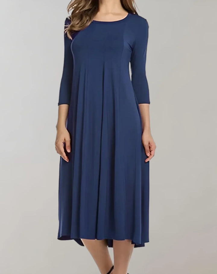 Mirla | Elegant Lätt Midiklänning-Eva Jonsson