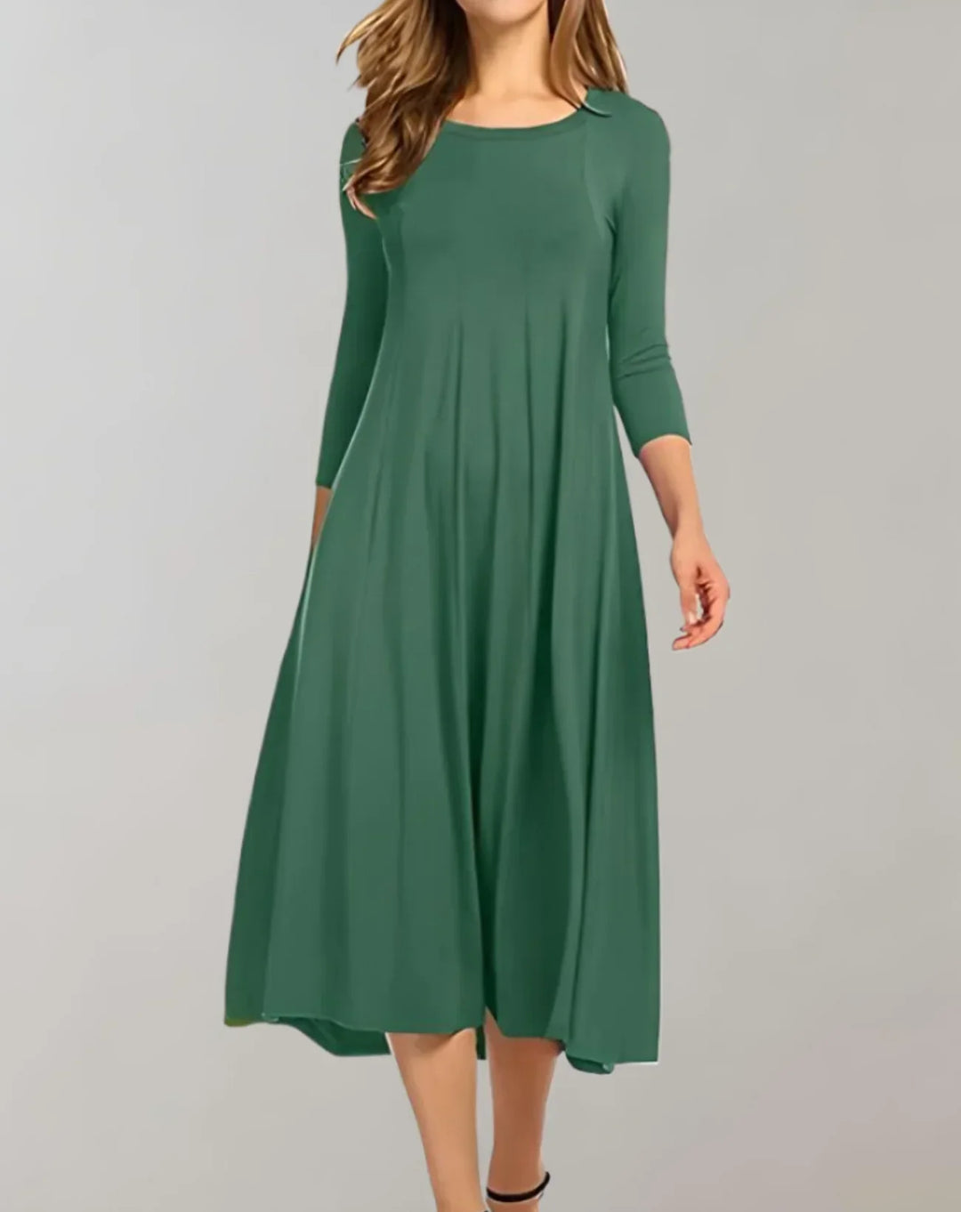 Mirla | Elegant Lätt Midiklänning-Eva Jonsson