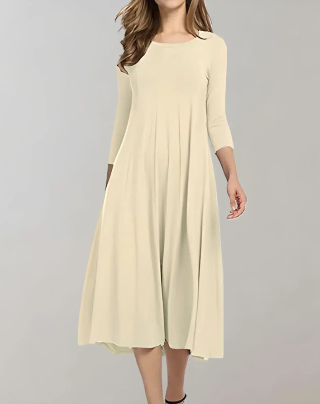 Mirla | Elegant Lätt Midiklänning-Eva Jonsson